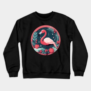 Flamingo Flock Sunset, Love Flamingos Crewneck Sweatshirt